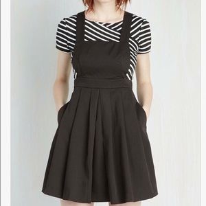 Modcloth Bicycle Built for Cute Black Jumper Dress